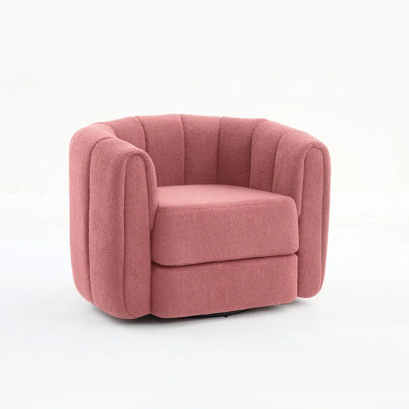 Fauteuil d'appoint pivotant pour salon