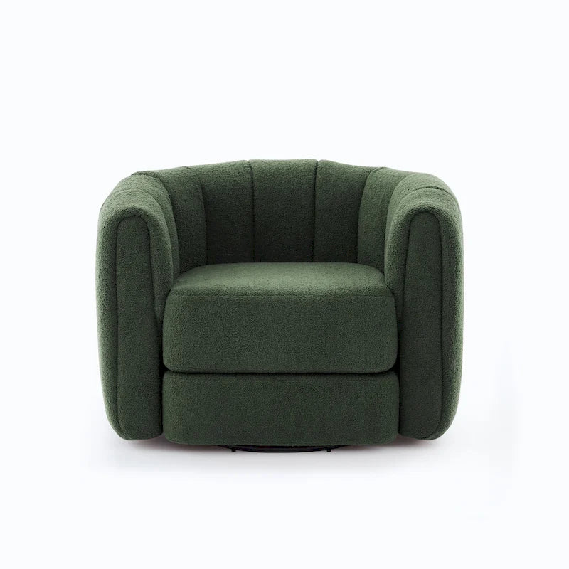 Fauteuil d'appoint pivotant pour salon