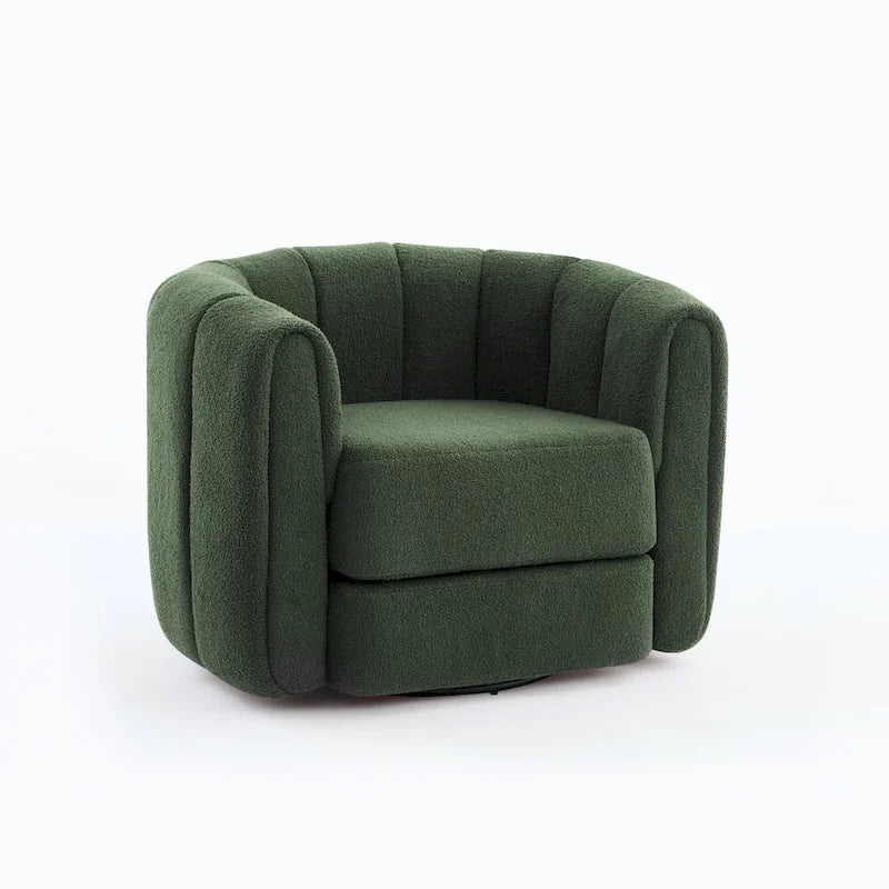 Fauteuil d'appoint pivotant pour salon