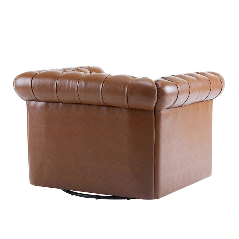 Chesterfield Swivel Tufted Club Chair