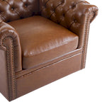 Chesterfield Swivel Tufted Club Chair