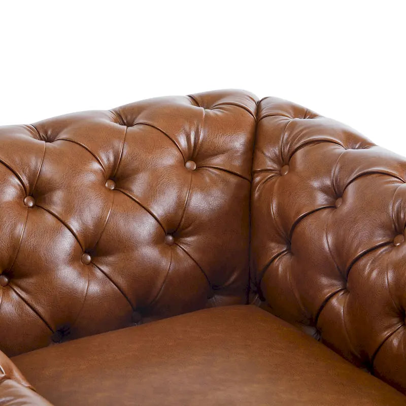 Chesterfield Swivel Tufted Club Chair