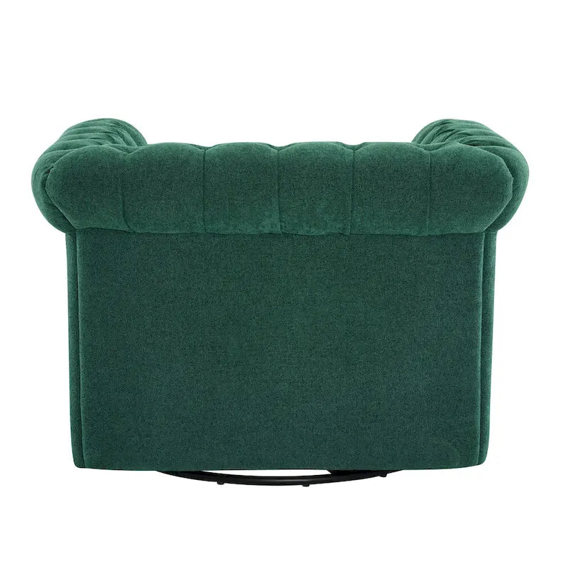 Chesterfield Swivel Tufted Club Chair
