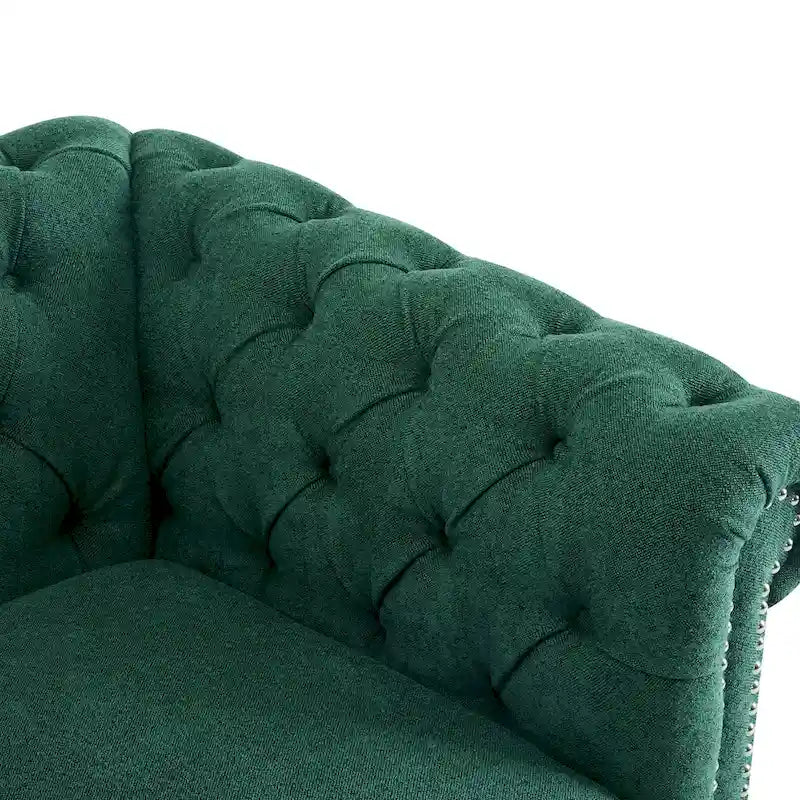 Chesterfield Swivel Tufted Club Chair