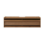 Modern TV Stand with 4 Drawers and Built-In Charging Ports