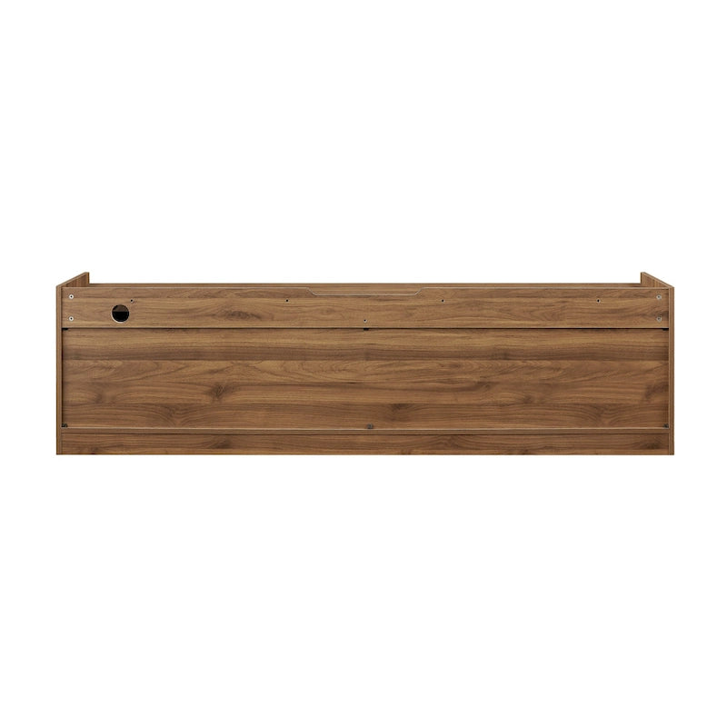 Modern TV Stand with 4 Drawers and Built-In Charging Ports