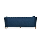 Sofa im Mid-Century-Stil mit kanalartiger Steppung