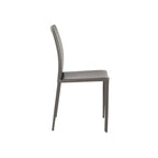 Esszimmerstuhl im Mid-Century-Modern-Stil aus Kunstleder