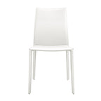 Esszimmerstuhl im Mid-Century-Modern-Stil aus Kunstleder