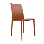Esszimmerstuhl im Mid-Century-Modern-Stil aus Kunstleder