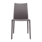 Esszimmerstuhl im Mid-Century-Modern-Stil aus Kunstleder