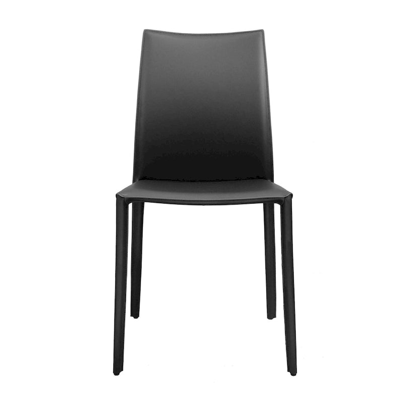 Esszimmerstuhl im Mid-Century-Modern-Stil aus Kunstleder