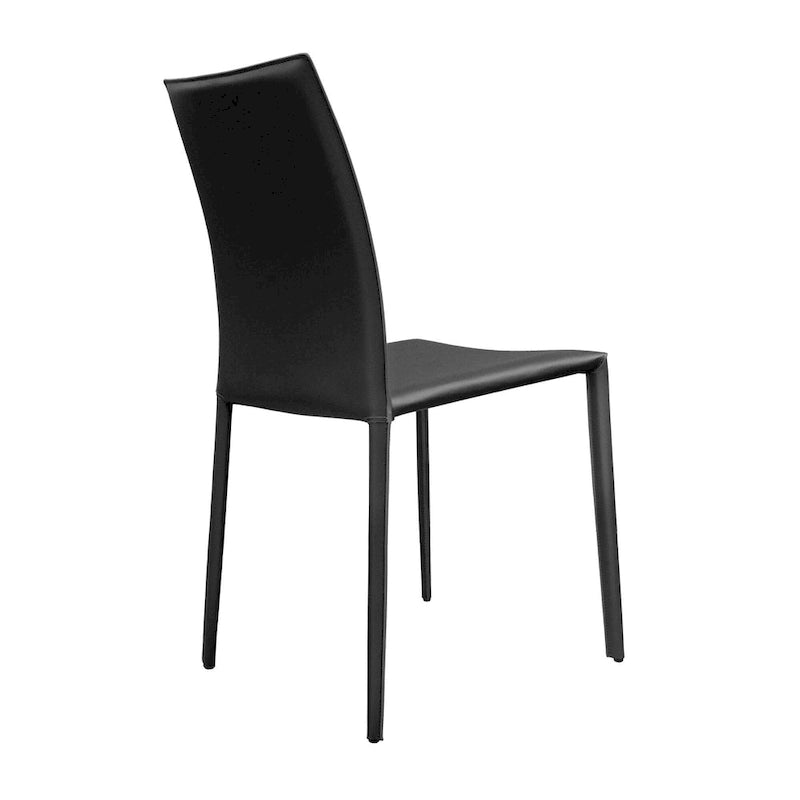 Esszimmerstuhl im Mid-Century-Modern-Stil aus Kunstleder