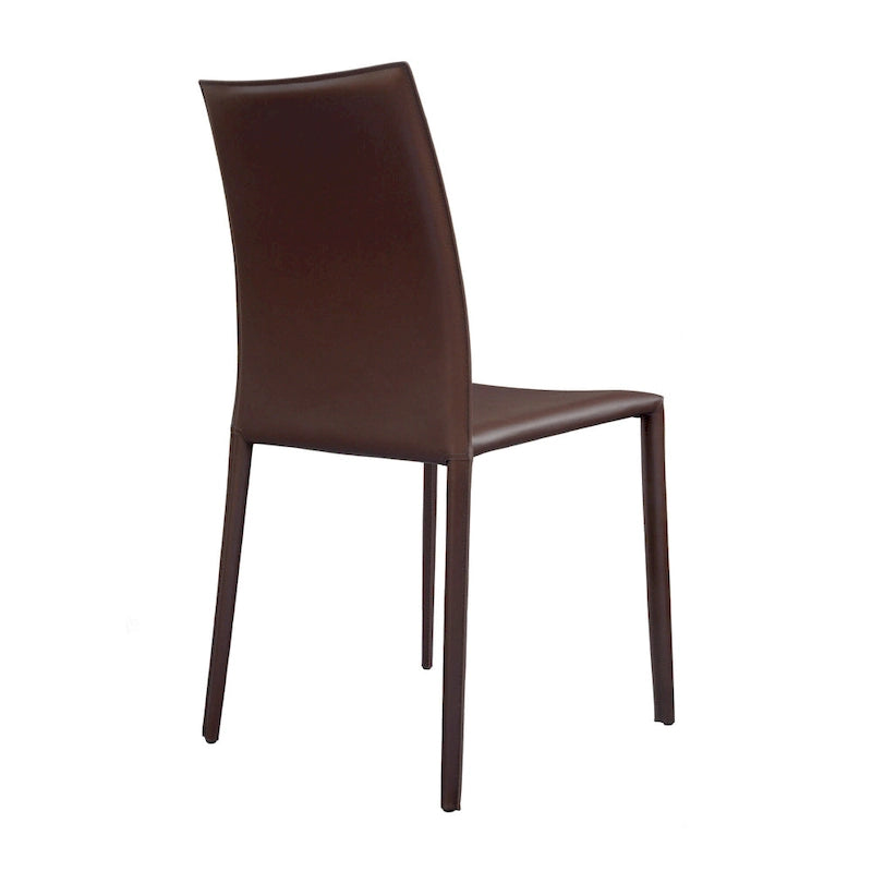Esszimmerstuhl im Mid-Century-Modern-Stil aus Kunstleder