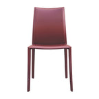 Esszimmerstuhl im Mid-Century-Modern-Stil aus Kunstleder