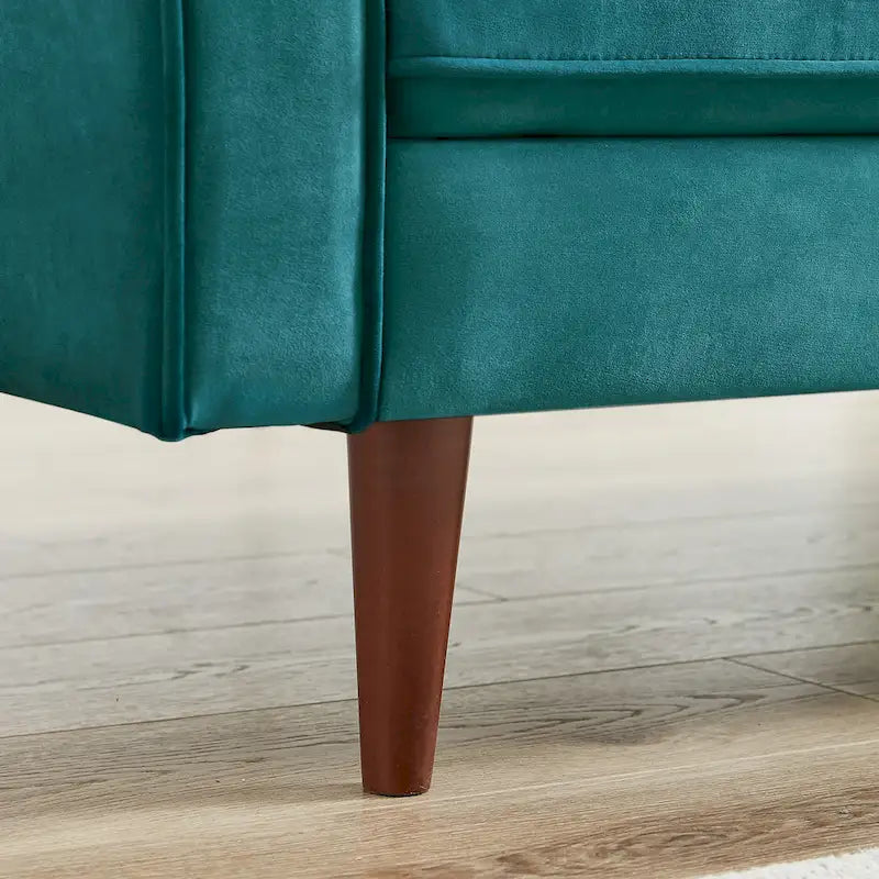 Mid Century Modern Comfortable Furniture Style Tufted Velvet Couch