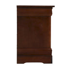 Traditional Two-Drawer Wooden Nightstand