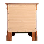 Traditional Two-Drawer Wooden Nightstand