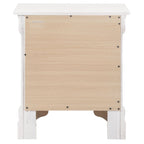 Traditional Two-Drawer Wooden Nightstand