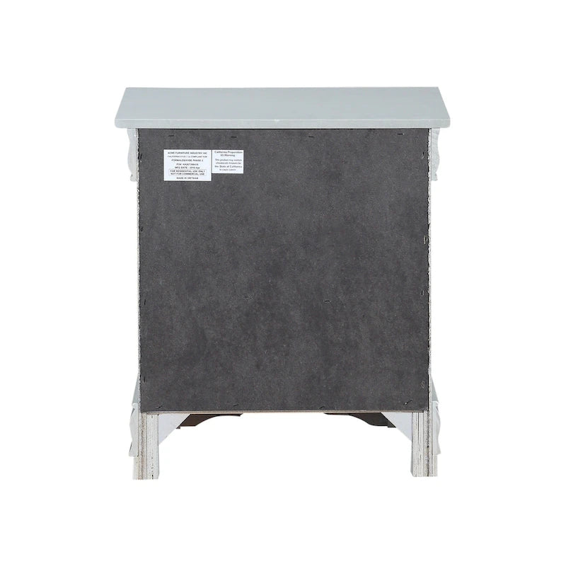 Cherry Nightstand with Brushed Nickel Hardware