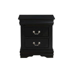Cherry Nightstand with Brushed Nickel Hardware