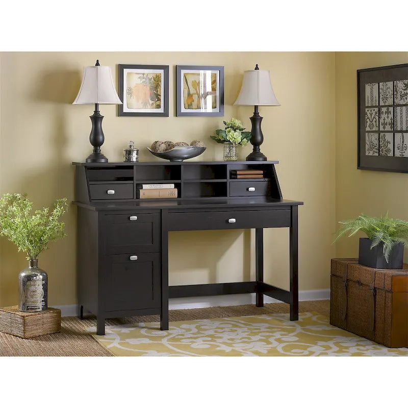 Broadview 54W Computer Desk with Desktop Organizer by Bush Furniture