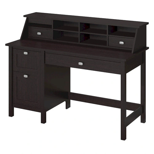 54W Computer Desk with Drawers and Desktop Organizer