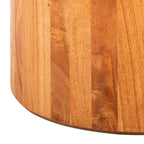 Runder Säulen-Couchtisch - Natur - 28W x 28D x 16H