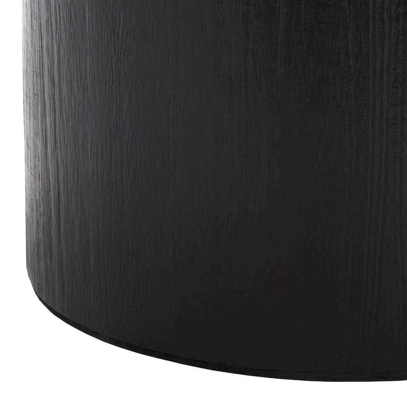 Runder Säulen-Couchtisch - Natur - 28W x 28D x 16H