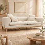 Dora 103 Upholstered Sofa, Beige