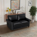 Loveseat-Sofa aus Kunstleder für das Wohnzimmer