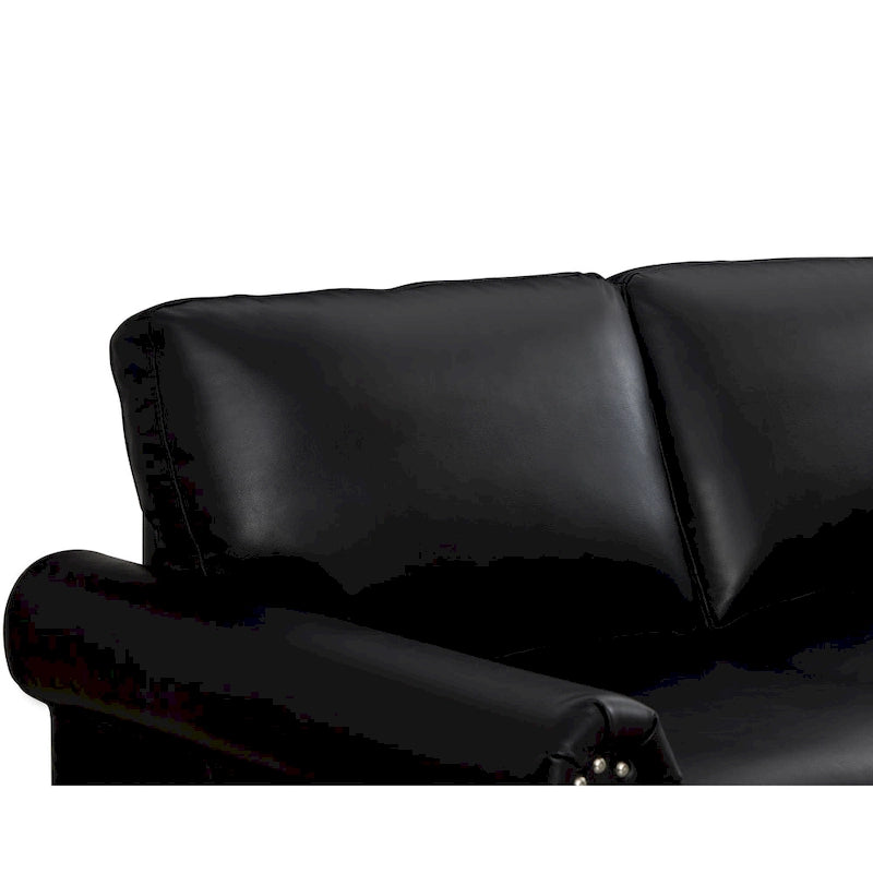 Loveseat-Sofa aus Kunstleder für das Wohnzimmer