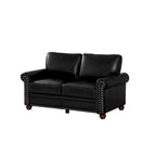 Loveseat-Sofa aus Kunstleder für das Wohnzimmer
