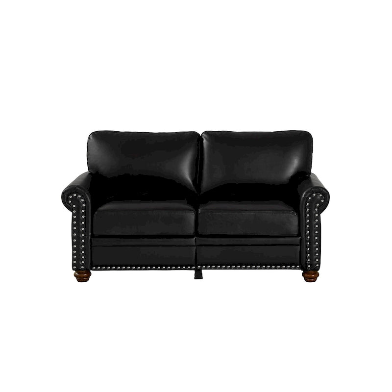 Loveseat-Sofa aus Kunstleder für das Wohnzimmer