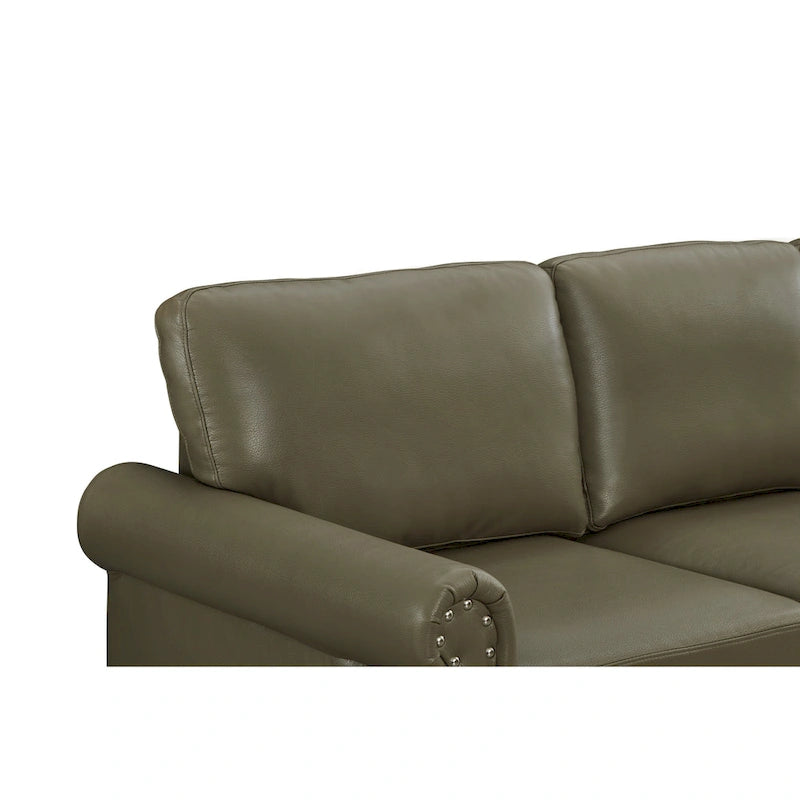 Loveseat-Sofa aus Kunstleder für das Wohnzimmer