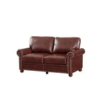 Loveseat-Sofa aus Kunstleder für das Wohnzimmer