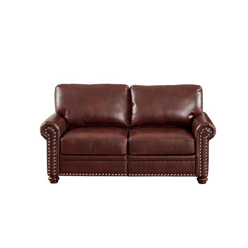 Loveseat-Sofa aus Kunstleder für das Wohnzimmer