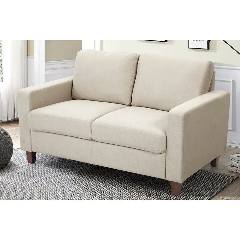Loveseat voor de woonkamer, 55 inch, gestoffeerd in overgangsstijl