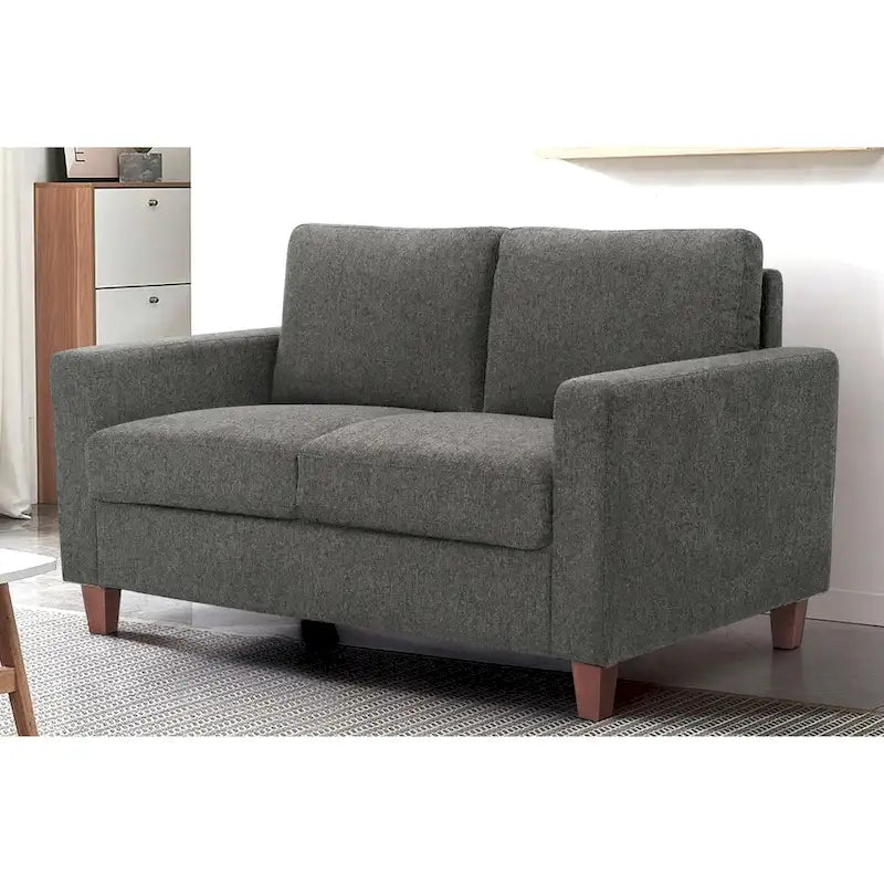 Loveseat voor de woonkamer, 55 inch, gestoffeerd in overgangsstijl
