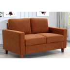 Loveseat voor de woonkamer, 55 inch, gestoffeerd in overgangsstijl