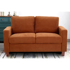 Loveseat voor de woonkamer, 55 inch, gestoffeerd in overgangsstijl