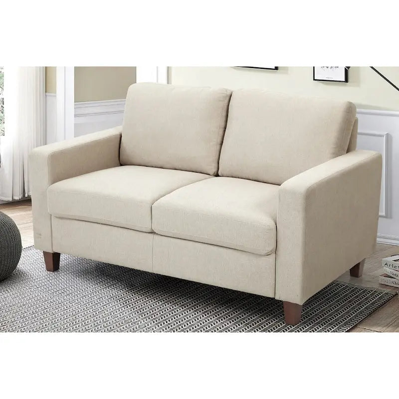 Loveseat voor de woonkamer, 55 inch, gestoffeerd in overgangsstijl