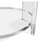 Moderner Beistelltisch aus transparentem Acryl