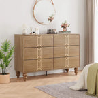 6-Drawer Dresser with Deep Drawers, Modern Wooden Chest